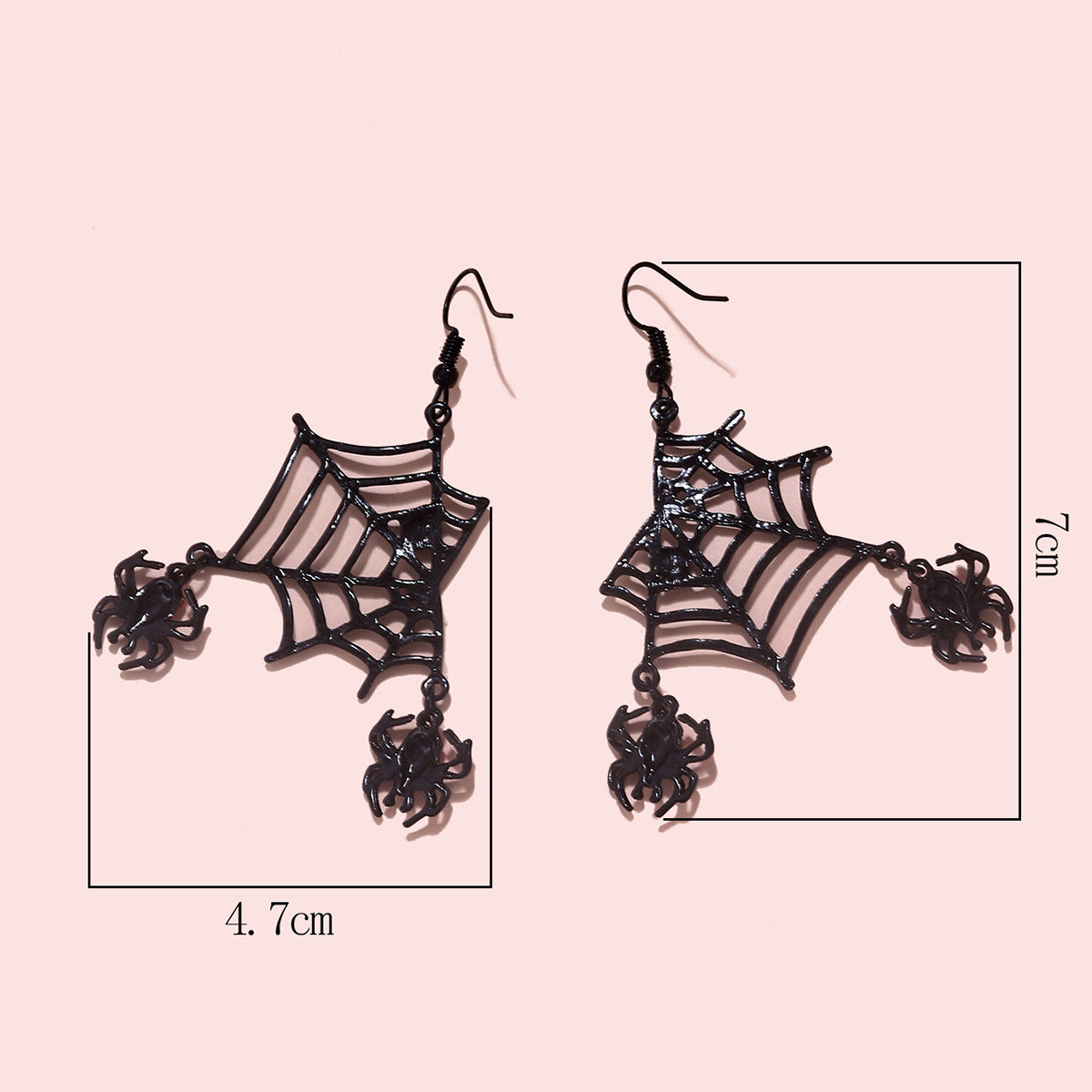 Boucles d'oreilles en toile d'araignée haut de gamme, design de niche simple et créatif