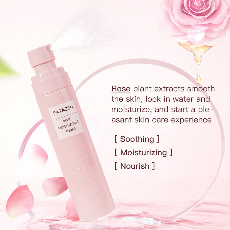 Lotion hydratante à l'eau de rose naturelle et biologique