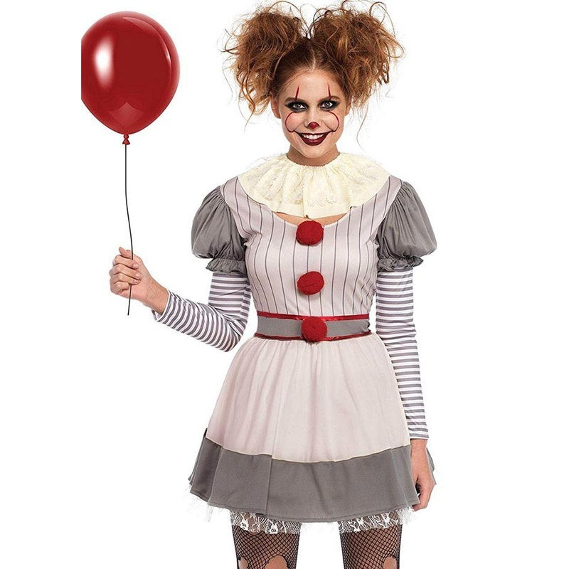 Disfraz de payaso de película de terror y suspenso para Halloween
