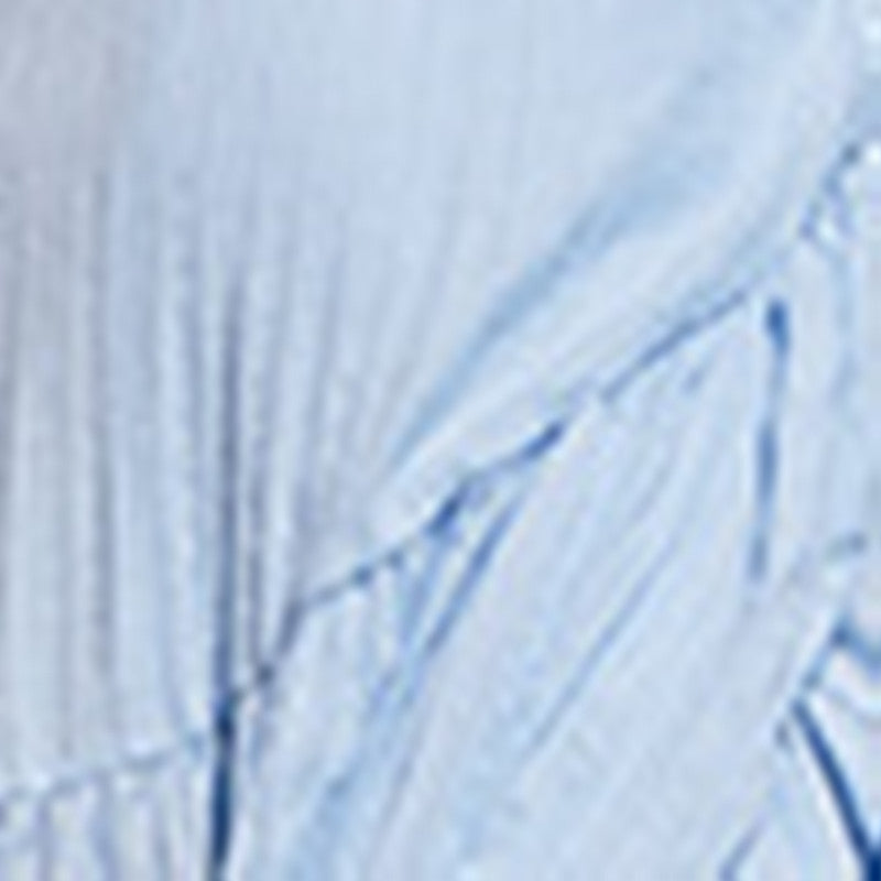 Solid Color Temperament Commuter Midi Skirt Wrap Chest Fashion Blue