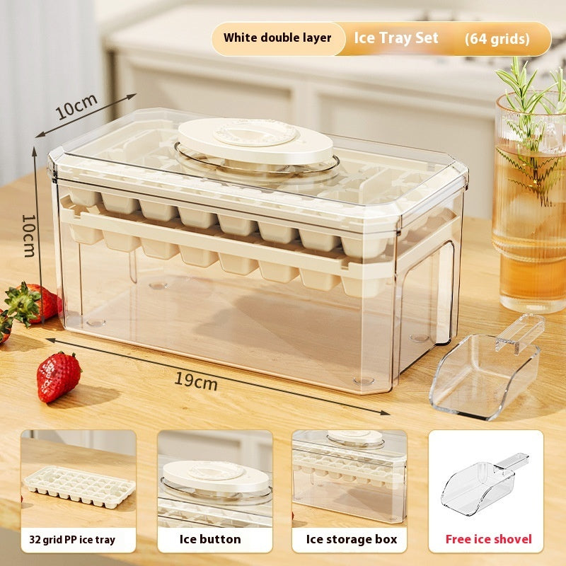 Molde para cubitos de hielo, utensilios de cocina para hacer hielo domésticos de calidad alimentaria