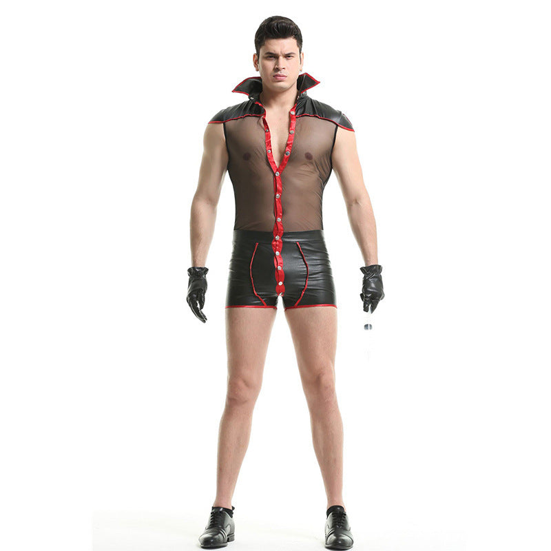 Costume de magicien de la bête de spectacle Swallowtail pour hommes adultes d'Halloween