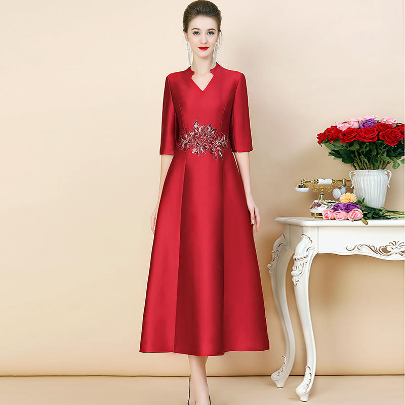 Vestido De Cóctel Elegante Para Mujer Moda