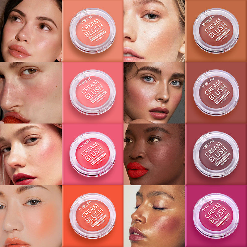 PHOERA Crème Blush Légère et Éclaircissante