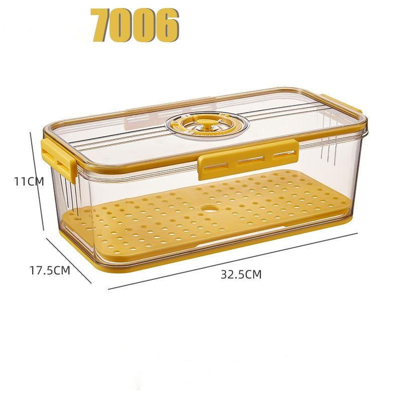 Caja de almacenamiento para refrigerador Caja de almacenamiento de plástico PET transparente de grado alimenticio
