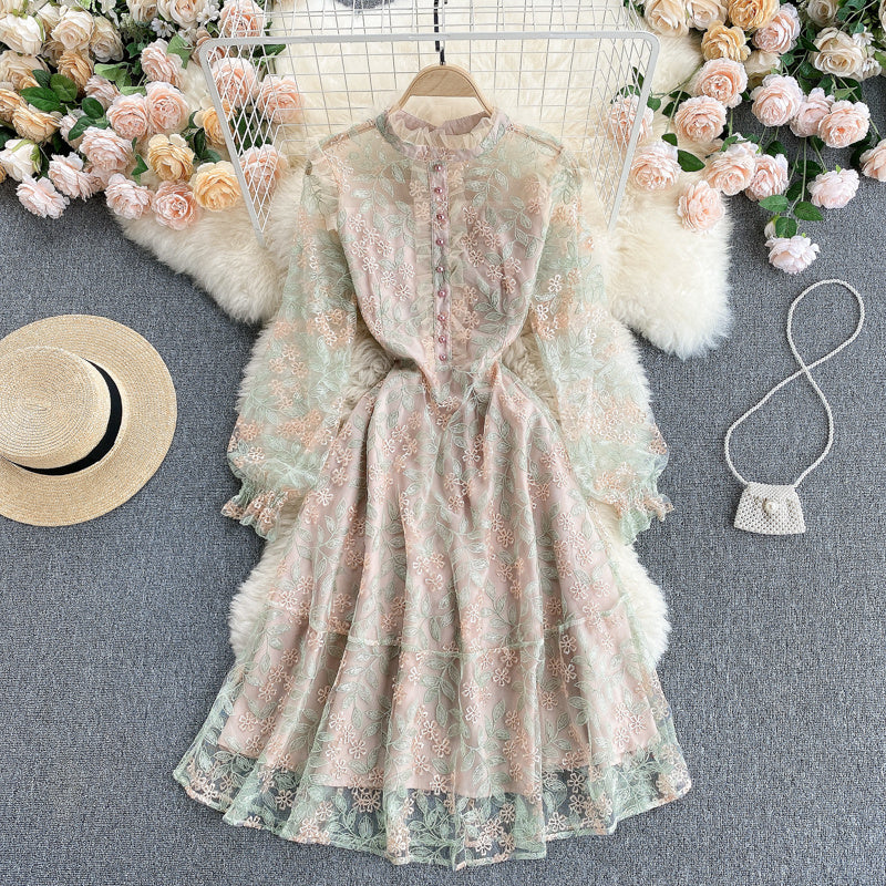 Slim Fit Short Skirt With Fungus Collar