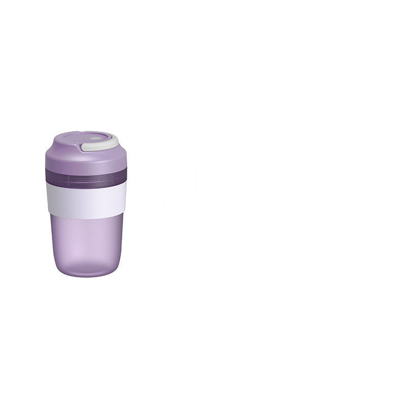 Licuadora portátil recargable con 4 cuchillas para batidos y licuados, 400 ml, taza exprimidora para frutas frescas