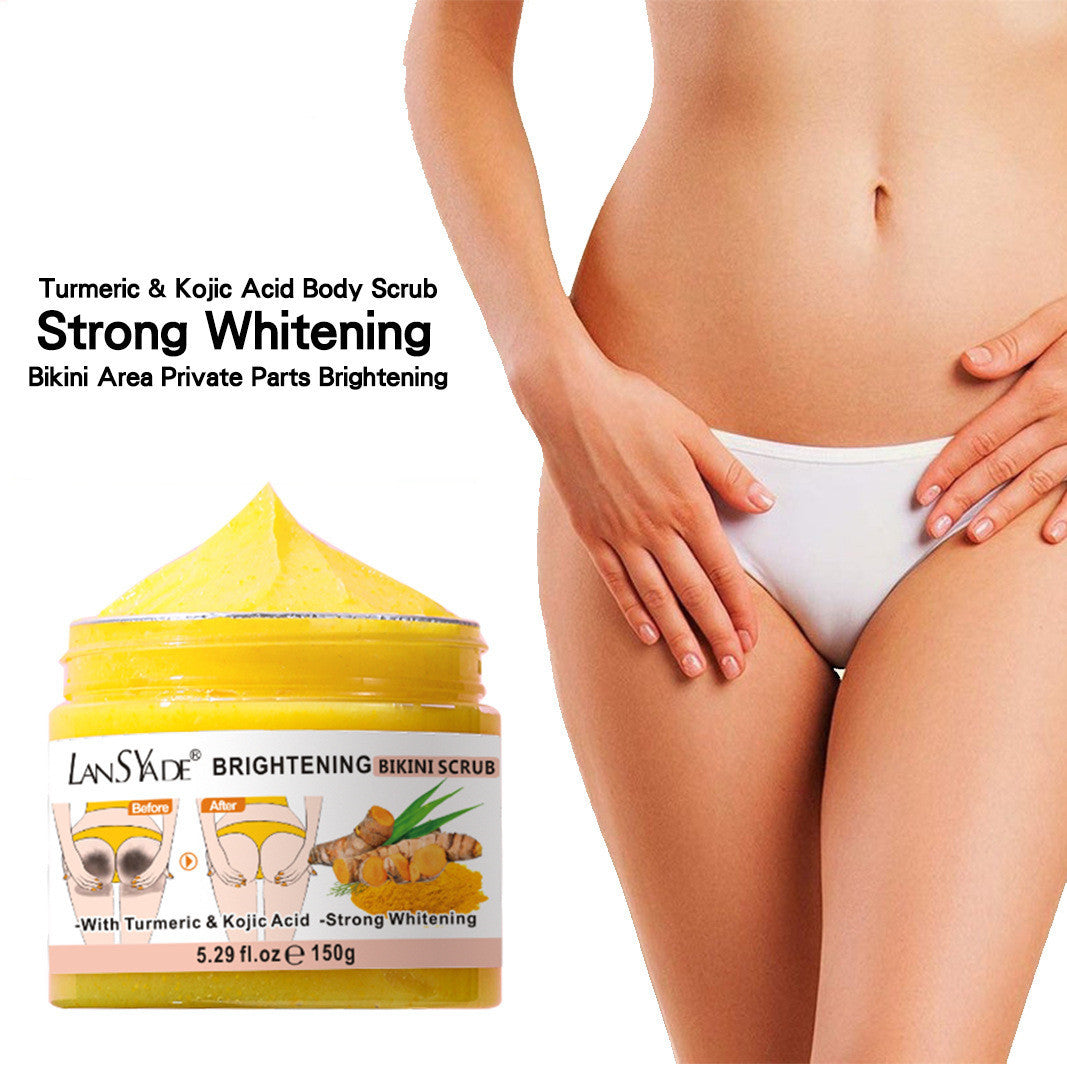 Exfoliante facial iluminador y rejuvenecedor con cúrcuma y ácido kójico
