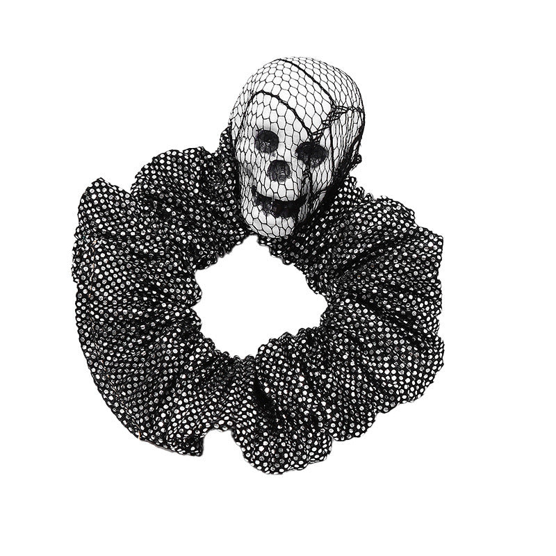 Bandeau d'Halloween avec chapeau et tête de citrouille