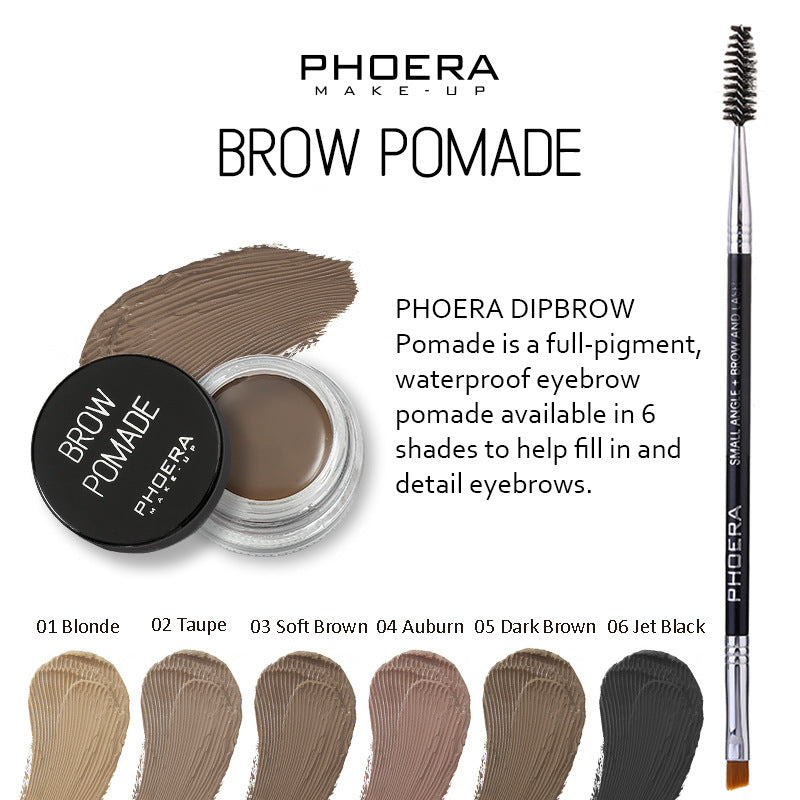 Crème pour les sourcils Phoera Fashion And Nature, 6 couleurs