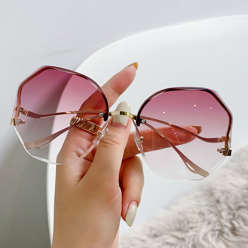 Gafas de sol de moda con protección UV para mujer