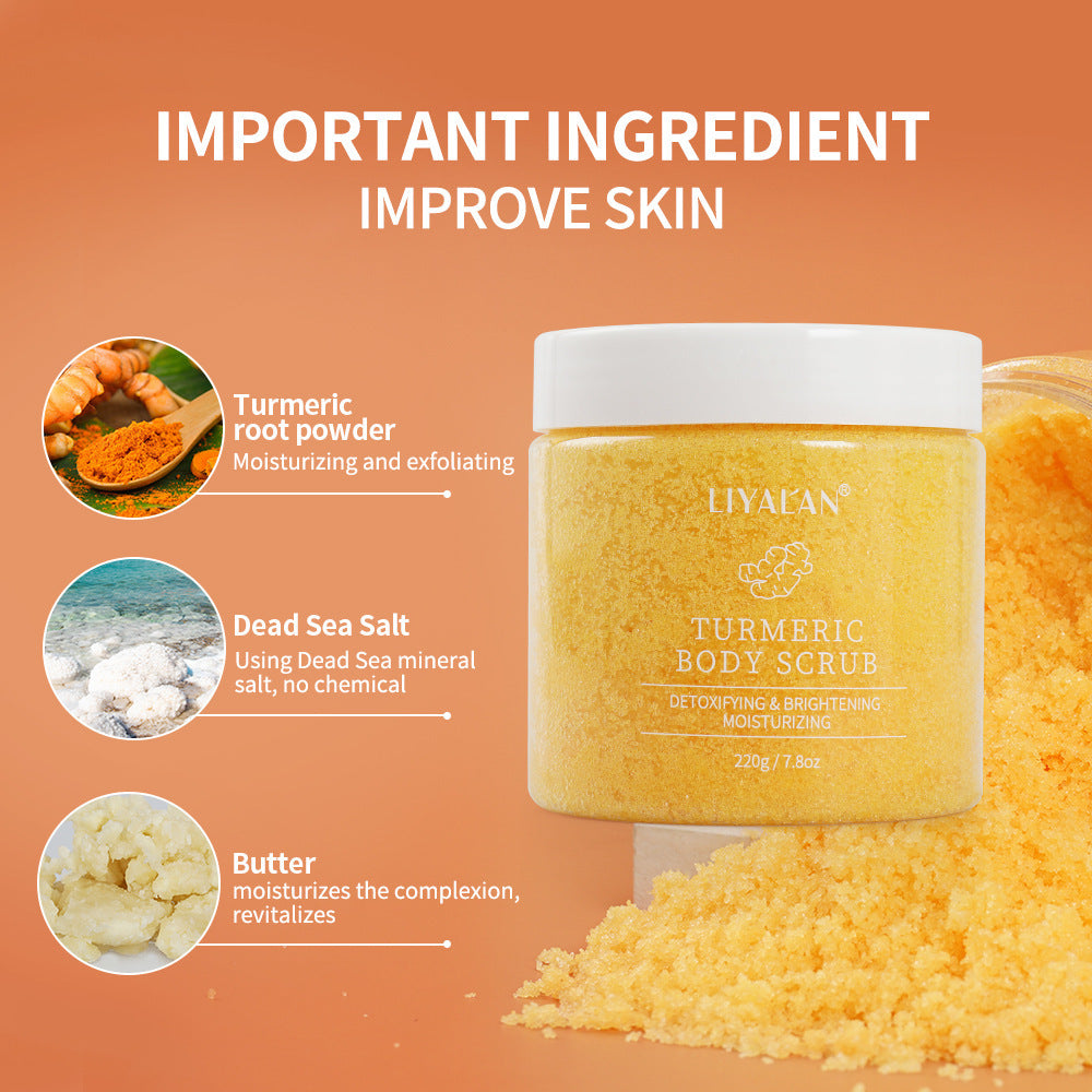 Exfoliante facial iluminador para el cuidado corporal de la piel