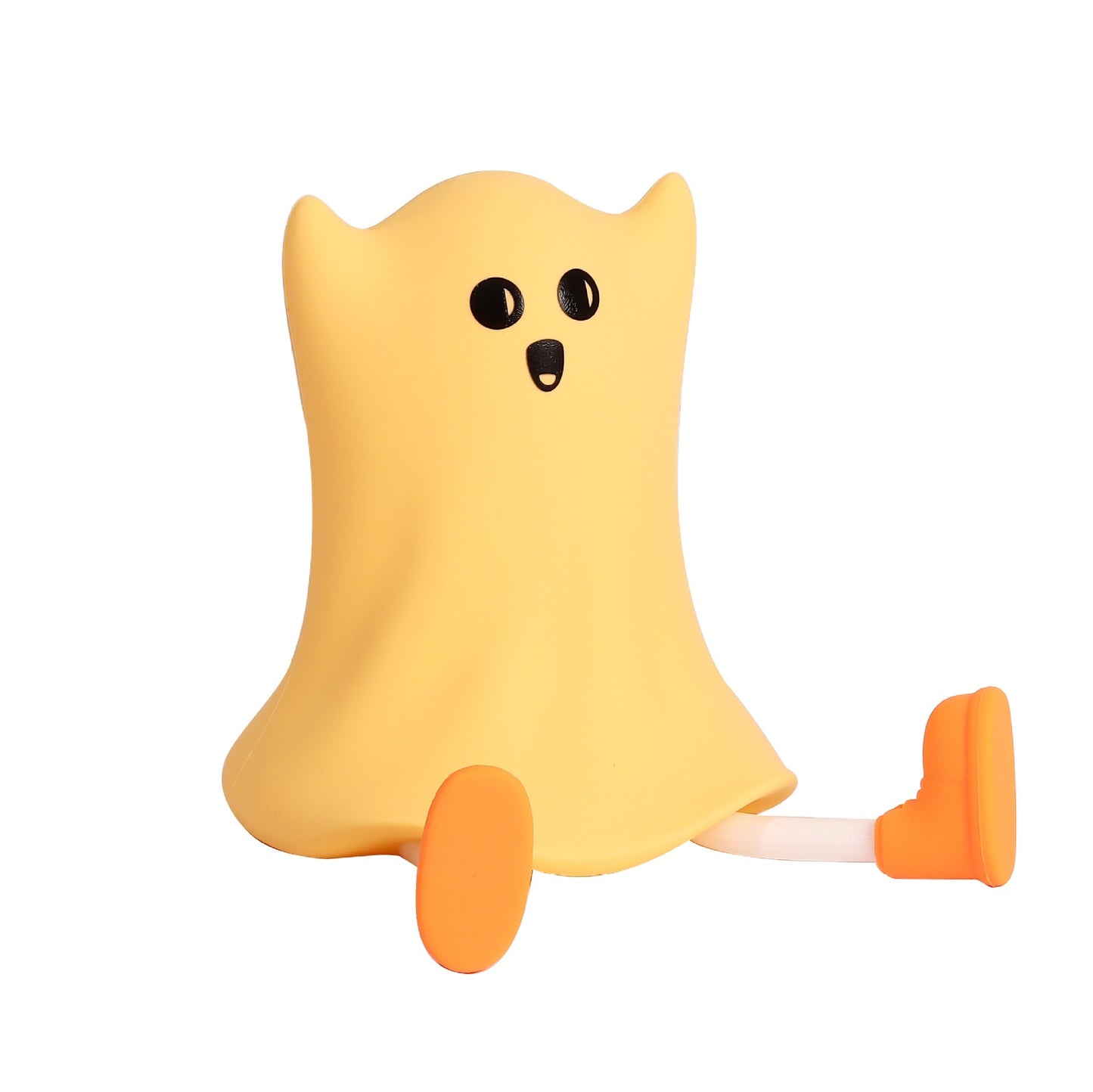 Lampe de chevet en silicone en forme de fantôme pour Halloween, avec commande tactile, douce lueur, pour une décoration résistante à l'eau
