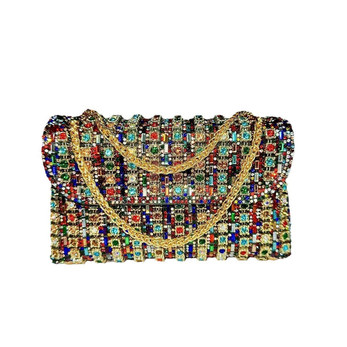 Sac à main Full Diamond rétro européen et américain