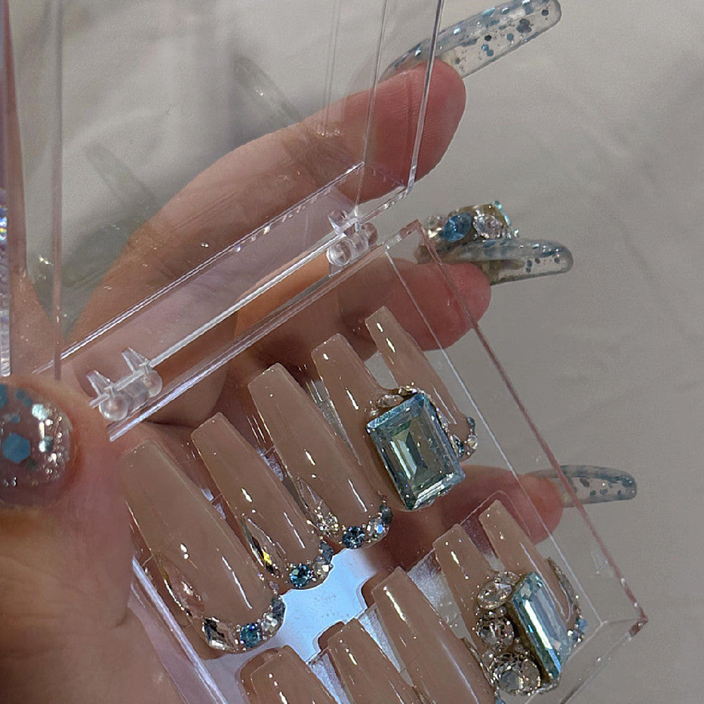 Azúcar con luz de luna azul marino con armadura Producto hecho a mano