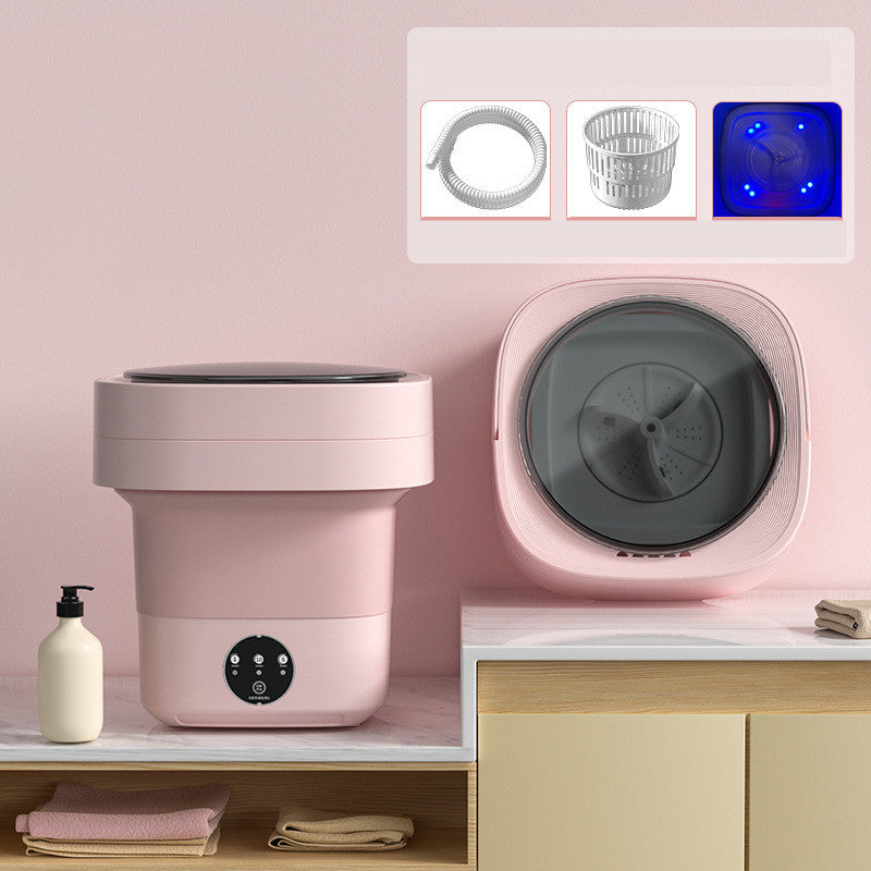 Mini lavadora plegable, lavadora portátil, gran capacidad, 3 modelos, con centrifugado y aparatos de secado
