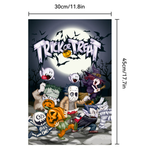 Bandera de jardín de Halloween Bandera del Día de los Muertos Fantasma creativo