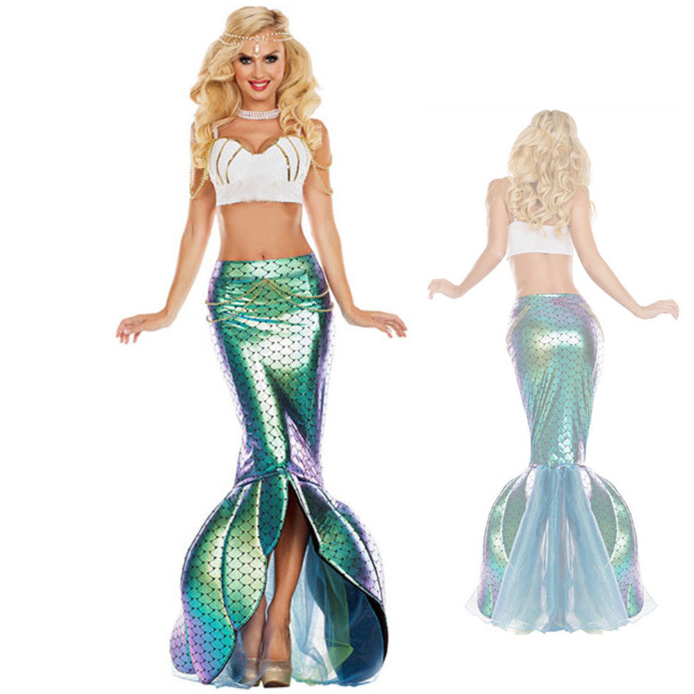 Vêtements de cosplay de sirène pour Halloween
