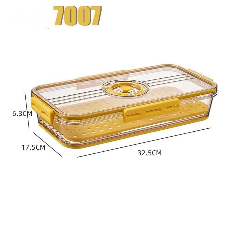Caja de almacenamiento para refrigerador Caja de almacenamiento de plástico PET transparente de grado alimenticio