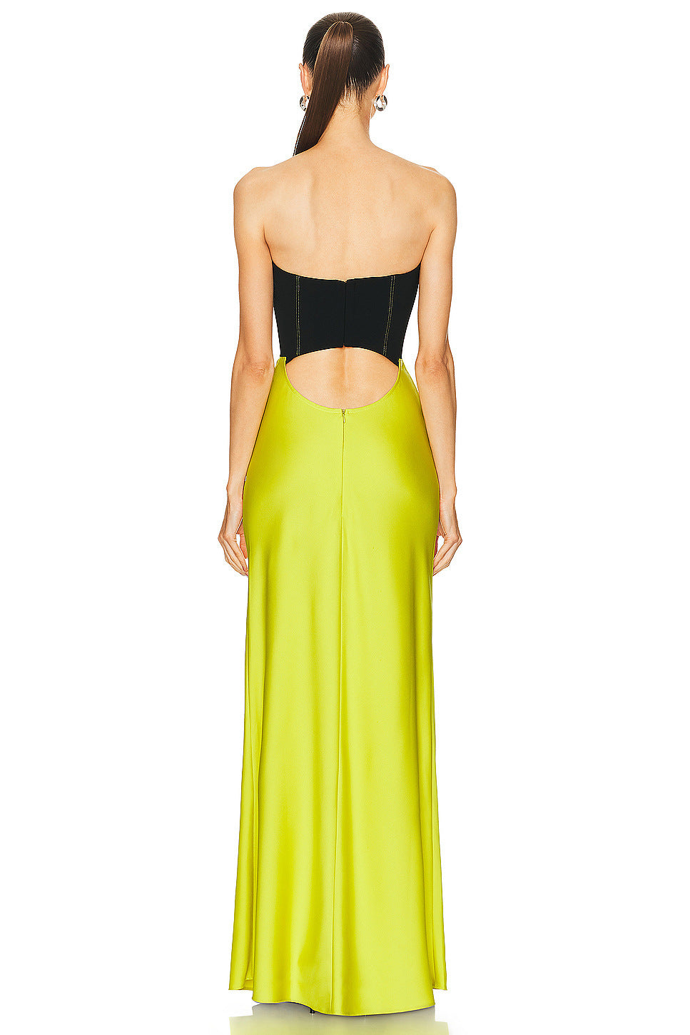 French Color Matching Pure Want Tube Top Dress
