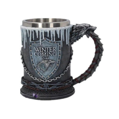 Whisky Canción de hielo y fuego Personalidad Vaso rojo