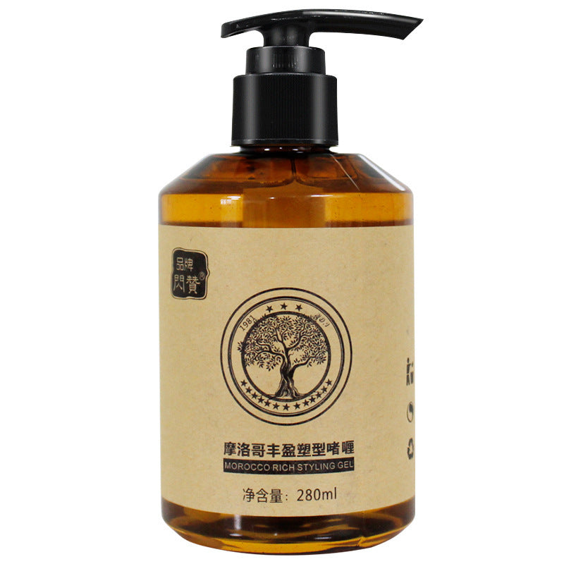 Après-shampoing gel coiffant hydratant à l'élastine du Maroc