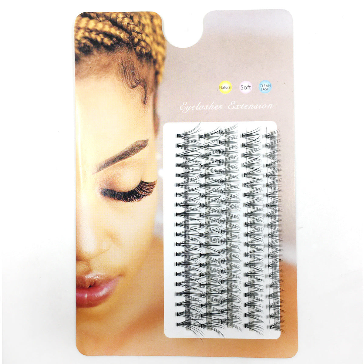 Herramientas de maquillaje de pestañas postizas de injerto suave natural 10p