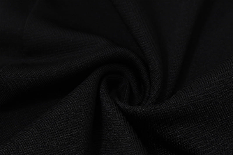 Vestido con tirantes en contraste de color a la moda para mujer