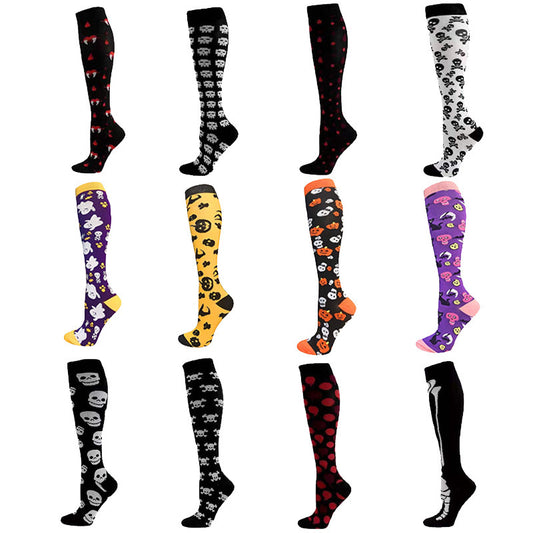 Chaussettes d'exercice musculaire amusantes pour Halloween