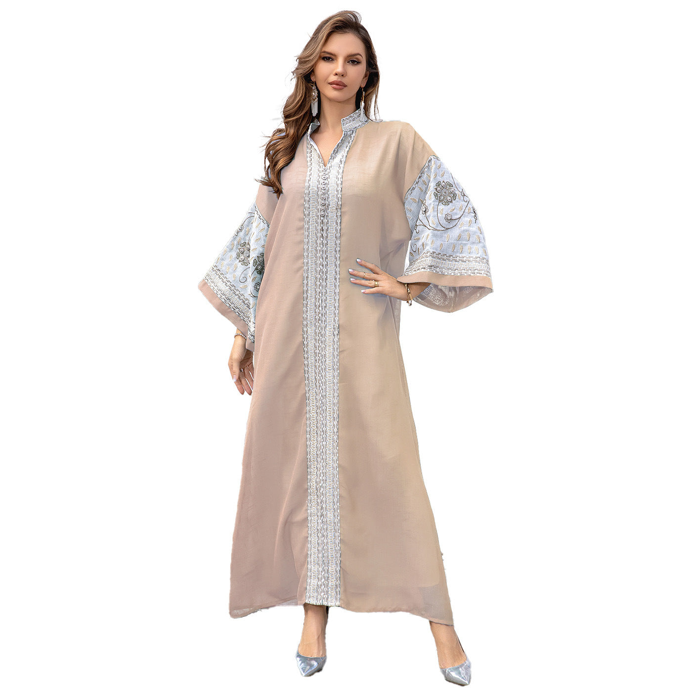 Robe musulmane brodée pour femme, commerce extérieur du Moyen-Orient