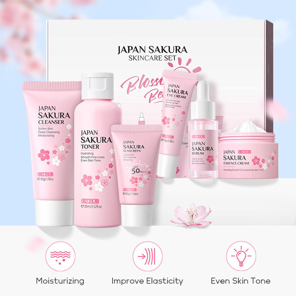 Coffret de soins de la peau JAPAN SAKURA