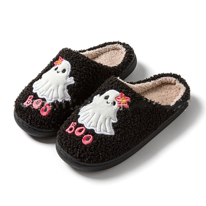 Chaussons en coton motif fantôme d'Halloween