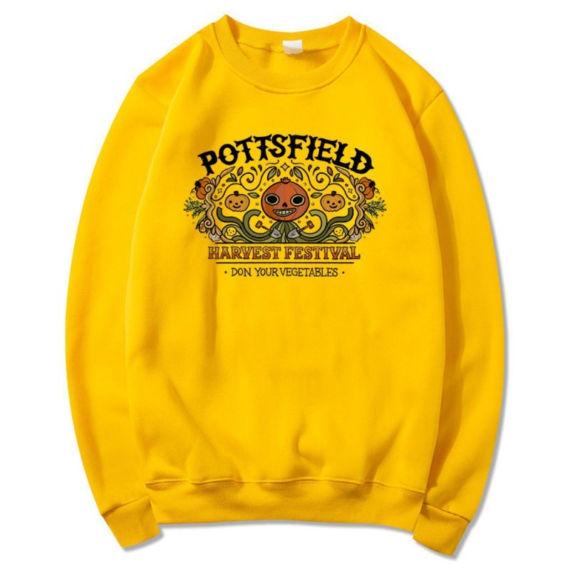 Sweats à imprimé citrouille d'Halloween pour femmes