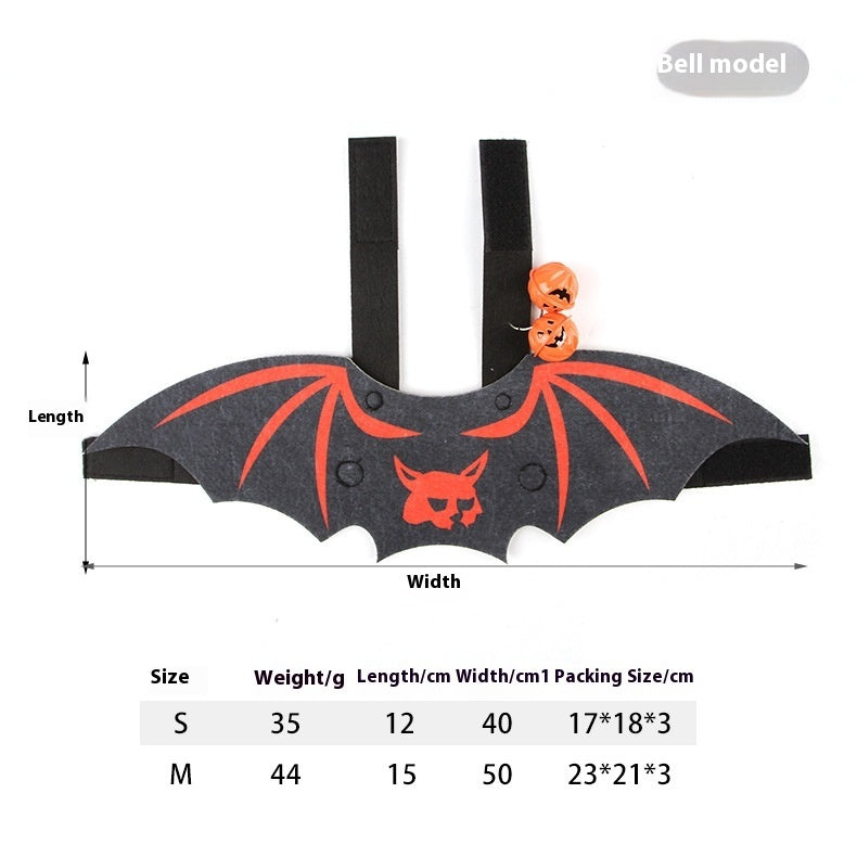 Disfraz de gato con alas de murciélago para Halloween
