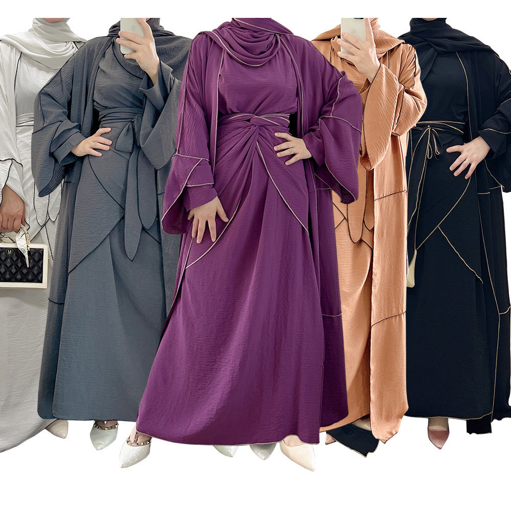 Manteau de garniture Vêtements d'intérieur Robe Jupe Circonférence Costume trois pièces