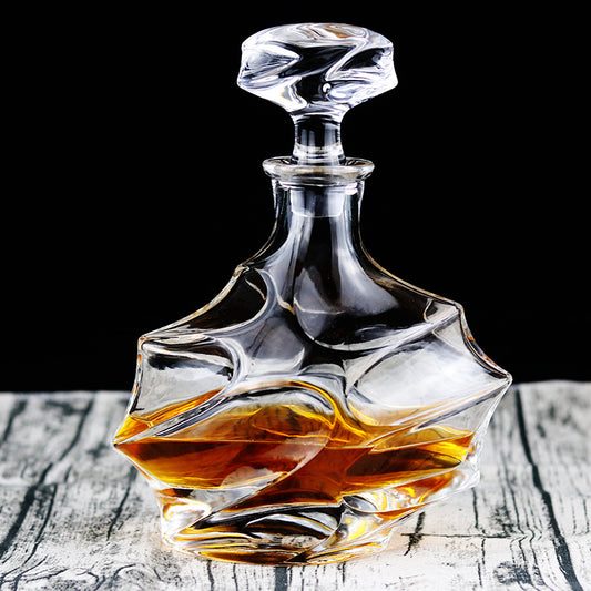 Carafe à whisky en cristal de luxe sans plomb Hellodream