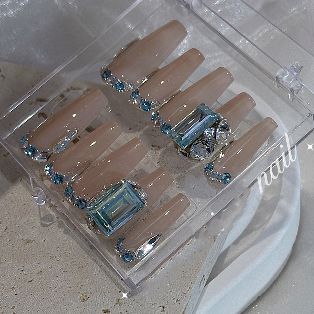 Azúcar con luz de luna azul marino con armadura Producto hecho a mano