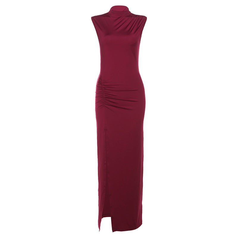 Robe moulante taille haute tendance pour femme