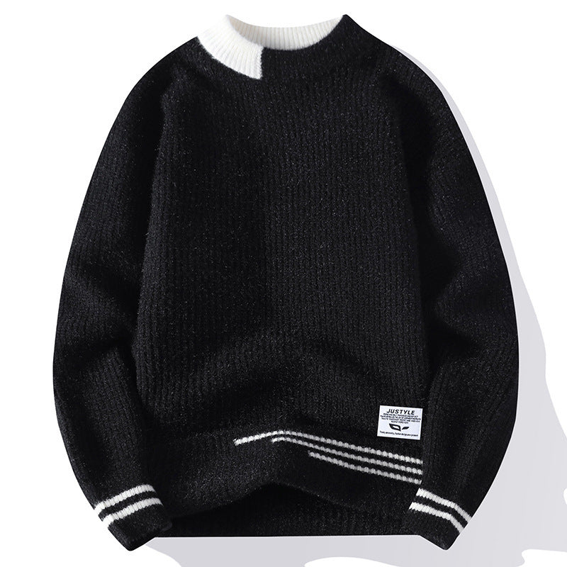Cardigan à rayures multicolores pour homme