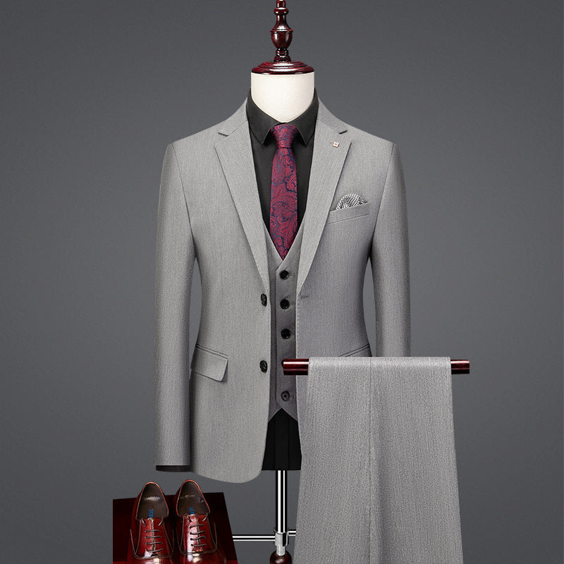 Beau costume slim fit de style britannique pour le travail, tenue formelle