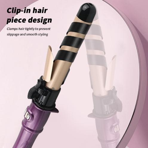 Rizador de pelo automático con control de temperatura LCD