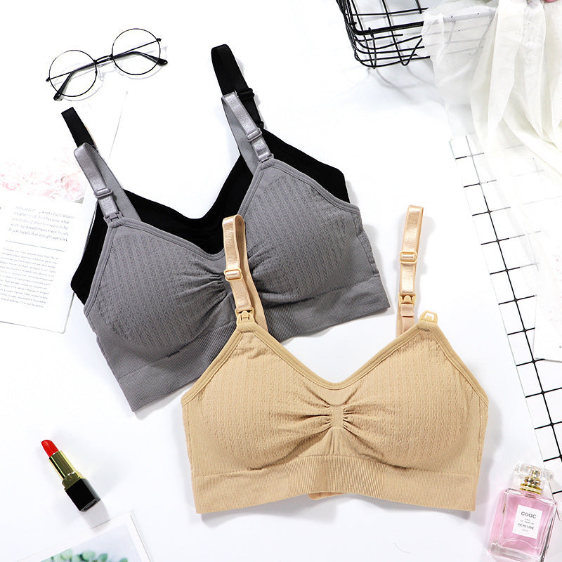 Soutien-gorge d'allaitement sans coutures, sous-vêtements de maternité post-partum