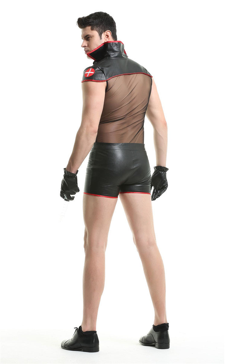 Costume de magicien de la bête de spectacle Swallowtail pour hommes adultes d'Halloween