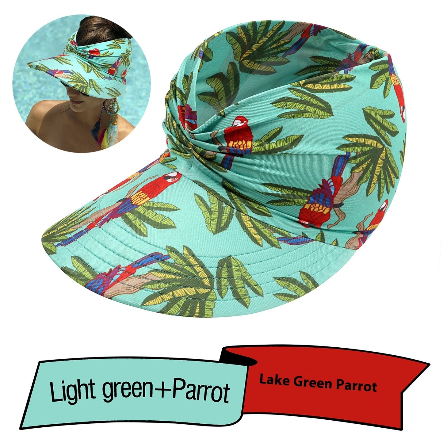 Printed Sun Hat Sun Protection UV Big Brim