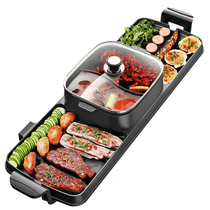 Household Practical Electric Barbecue Flat Pan