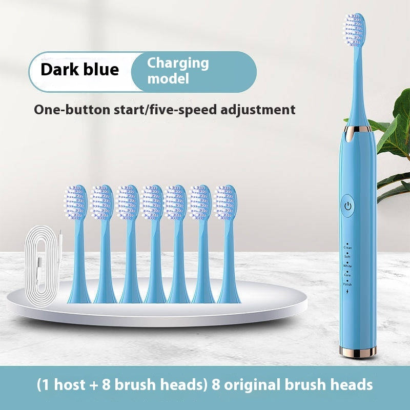 Household Rechargeable Soft Bristle Waterproof Electric Toothbrush