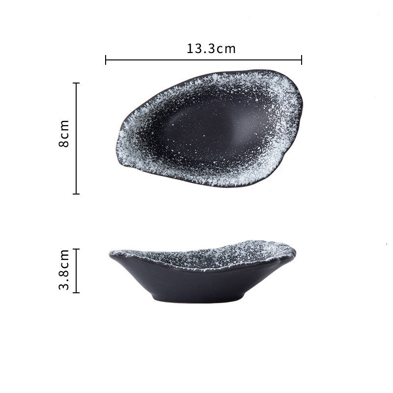 Seasoning Household Ceramic Soy Sauce Dish