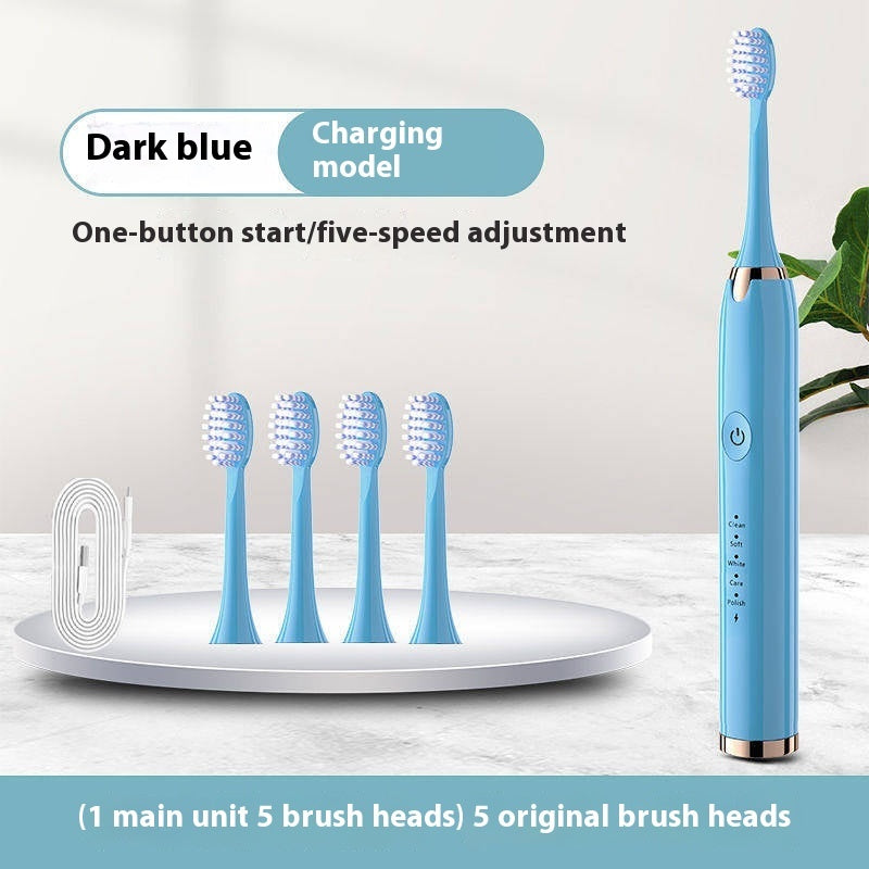 Household Rechargeable Soft Bristle Waterproof Electric Toothbrush