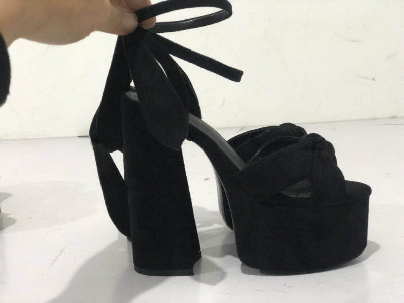 Ankle Straps Thick Heel High Heel Women Sandals