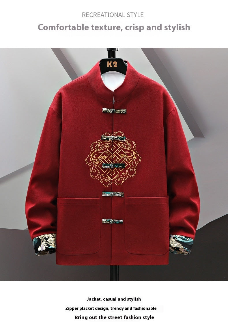 Embroidered Chinese Costume Buckle Chinese Coat